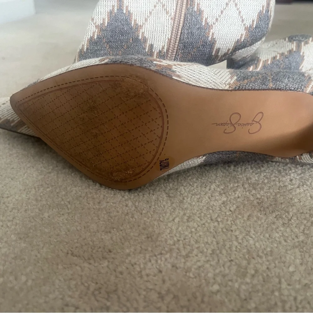 Jessica Simpson Argyle Zip Up Booties - Picture 3 of 5
